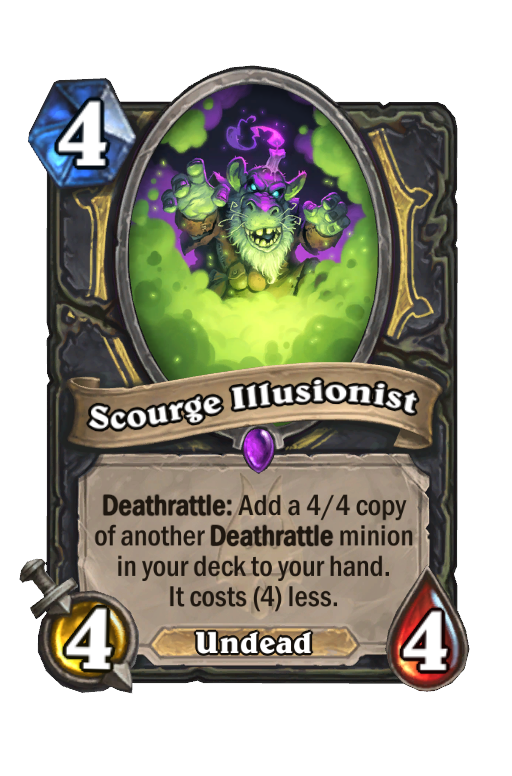 Scourge Illusionist Hearthstone kártya