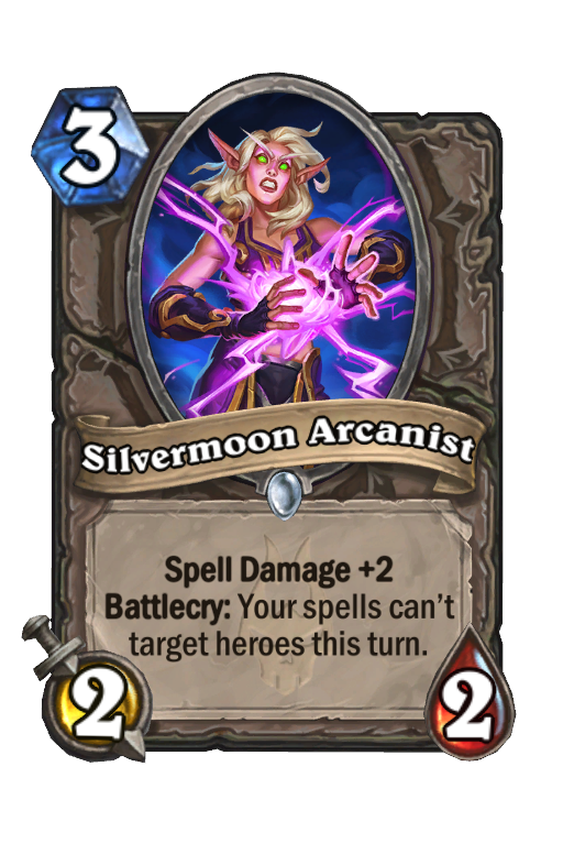 Silvermoon Arcanist Hearthstone kártya