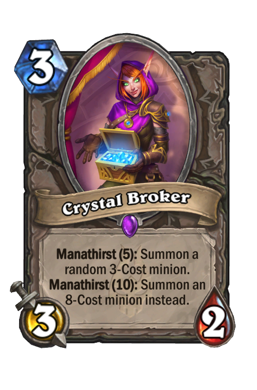Crystal Broker Hearthstone kártya