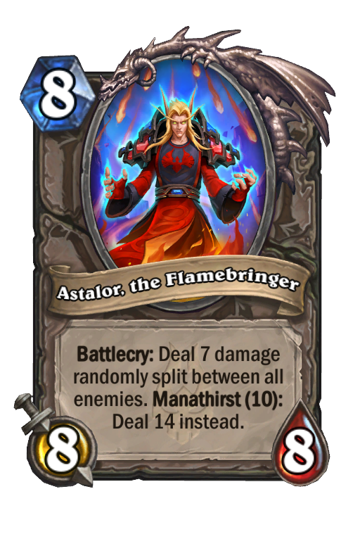 Astalor, the Flamebringer Hearthstone kártya