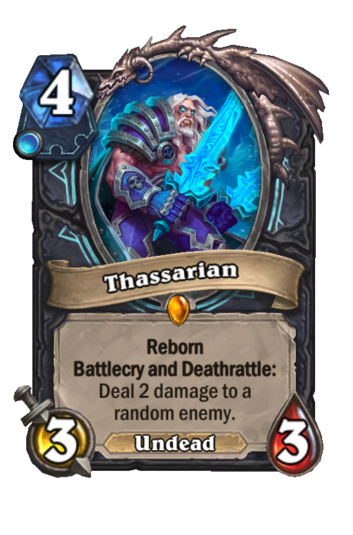 Thassarian Hearthstone kártya