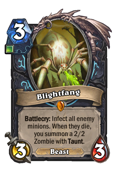 Blightfang Hearthstone kártya