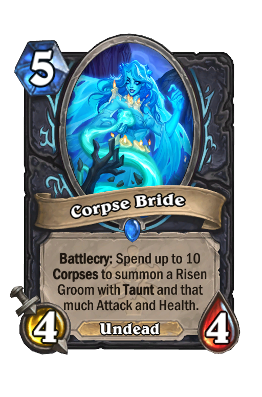 Corpse Bride Hearthstone kártya
