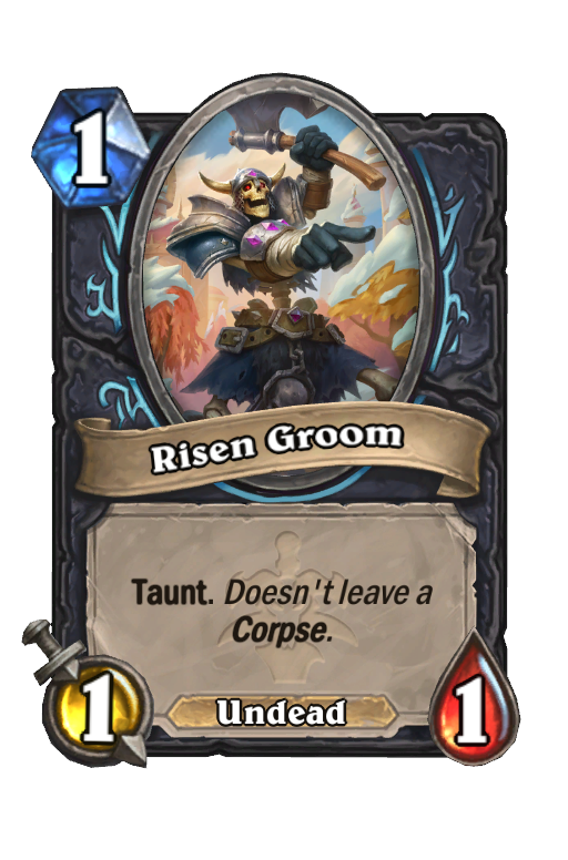 Risen Groom Hearthstone kártya