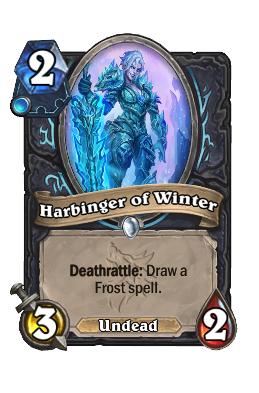 Harbinger of Winter Hearthstone kártya