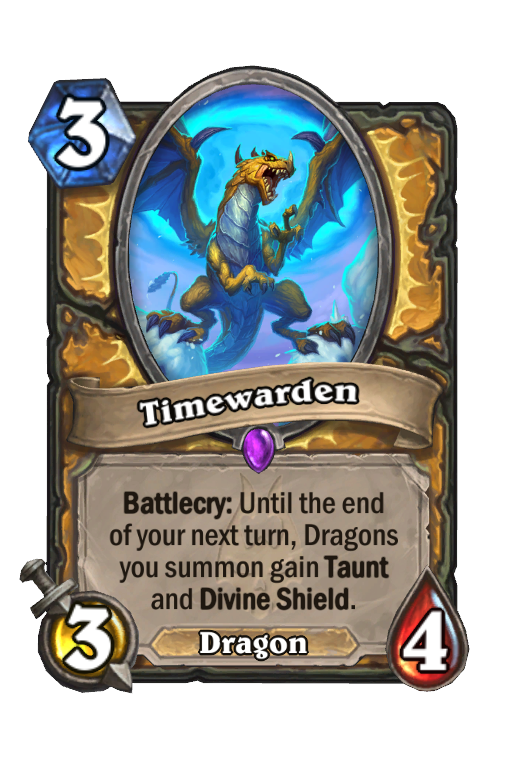 Timewarden Hearthstone kártya