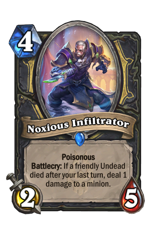 Noxious Infiltrator Hearthstone kártya