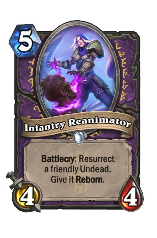 Infantry Reanimator Hearthstone kártya