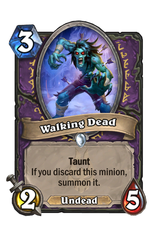 Walking Dead Hearthstone kártya