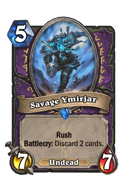 Savage Ymirjar Hearthstone kártya