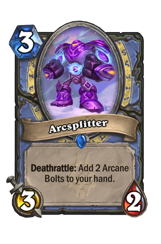 Arcsplitter Hearthstone kártya