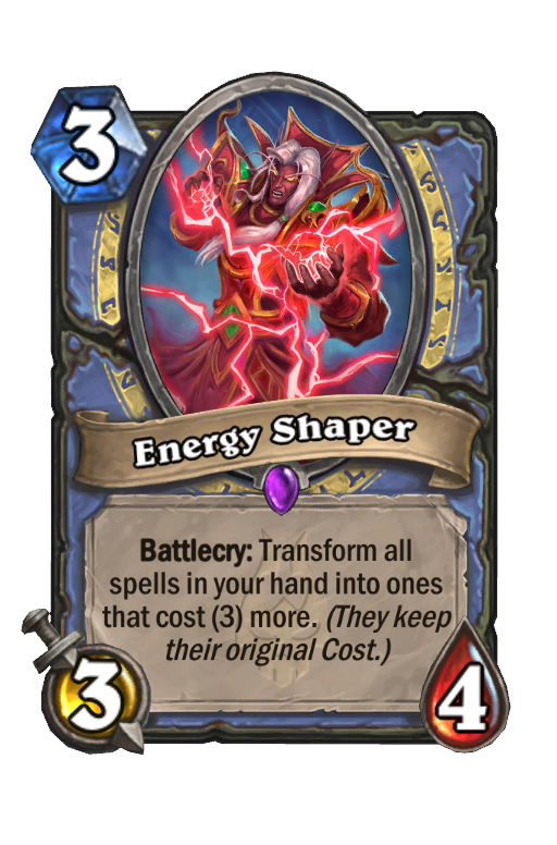 Energy Shaper Hearthstone kártya