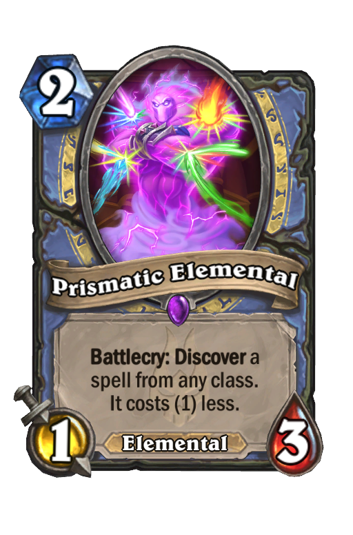 Prismatic Elemental Hearthstone kártya