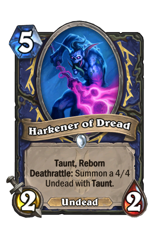 Harkener of Dread Hearthstone kártya