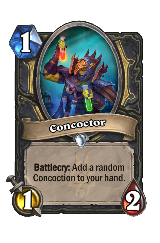 Concoctor Hearthstone kártya