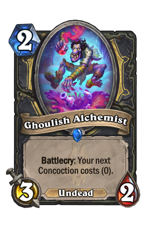Ghoulish Alchemist Hearthstone kártya
