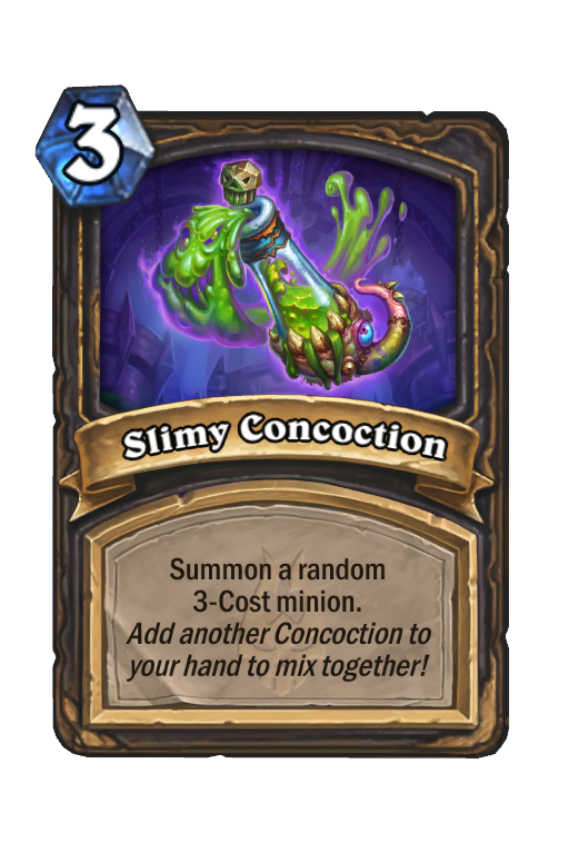 Slimy Concoction Hearthstone kártya