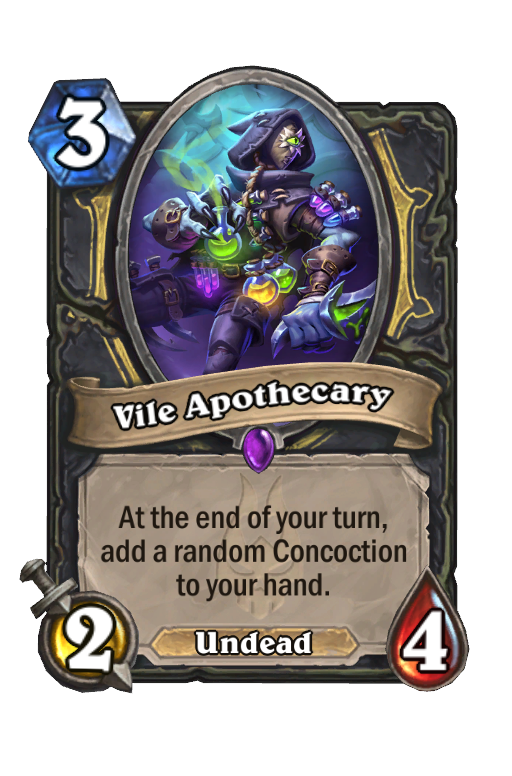 Vile Apothecary Hearthstone kártya