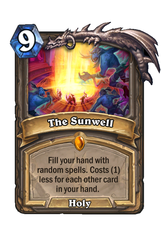 The Sunwell Hearthstone kártya