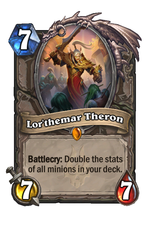 Lor'themar Theron Hearthstone kártya