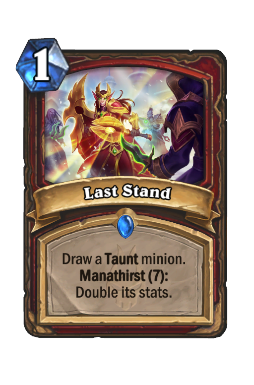 Last Stand Hearthstone kártya