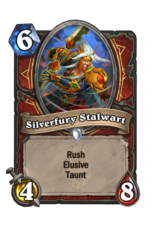 Silverfury Stalwart Hearthstone kártya