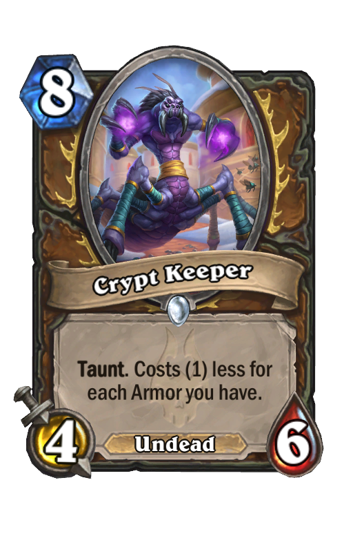 Crypt Keeper Hearthstone kártya