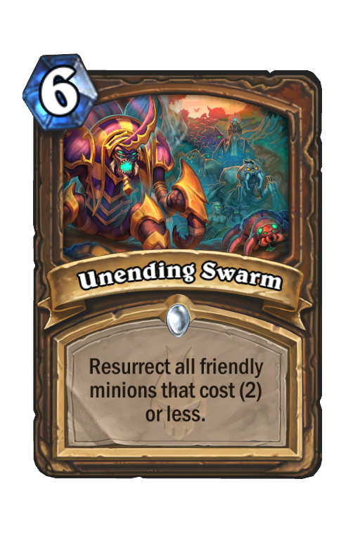 Unending Swarm Hearthstone kártya