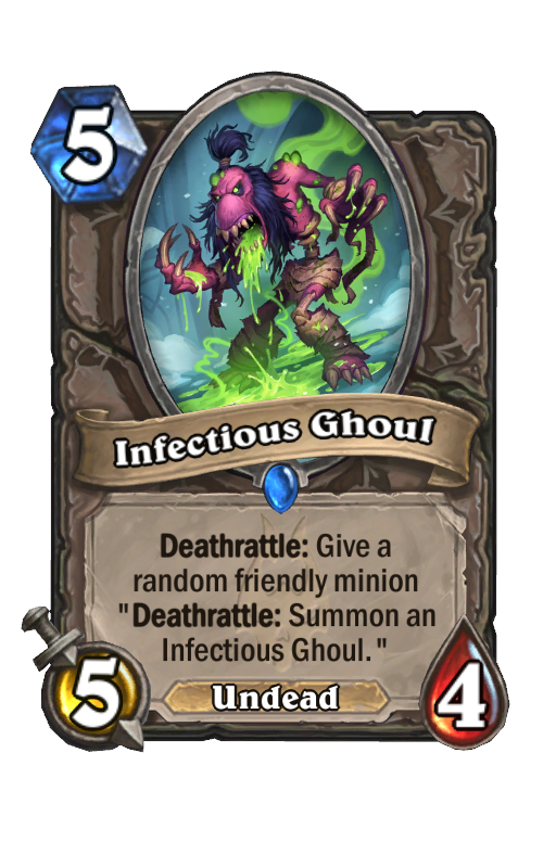 Infectious Ghoul Hearthstone kártya