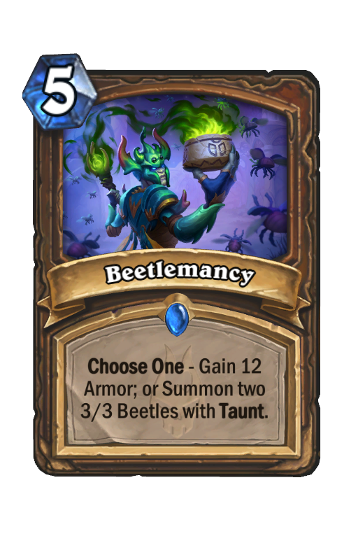 Beetlemancy Hearthstone kártya
