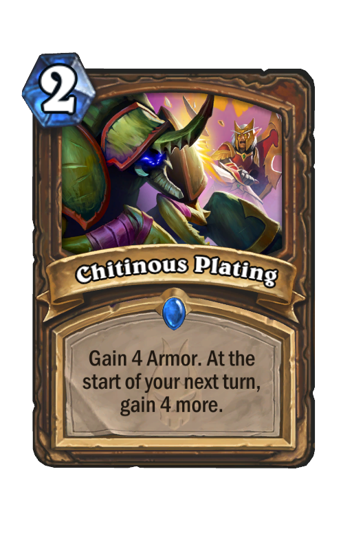 Chitinous Plating Hearthstone kártya