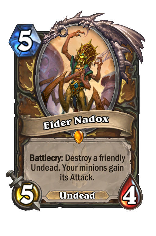 Elder Nadox Hearthstone kártya