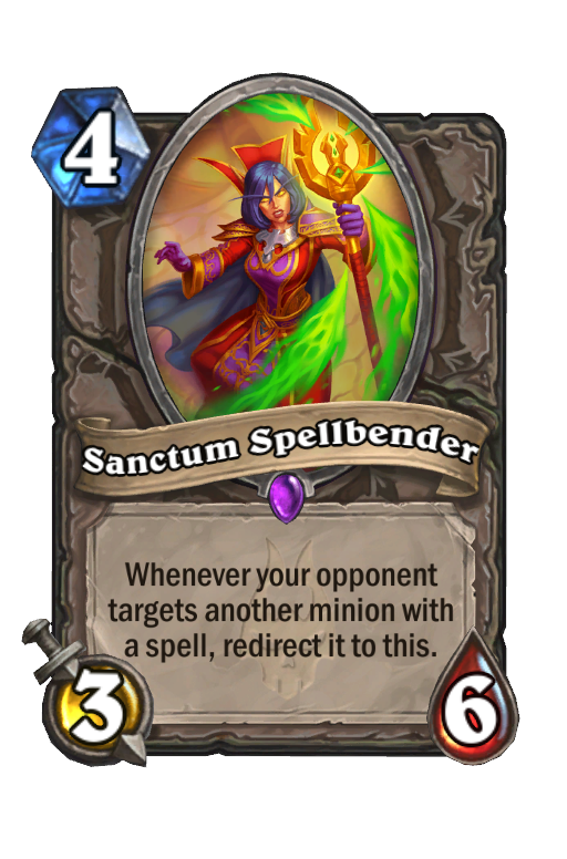 Sanctum Spellbender Hearthstone kártya
