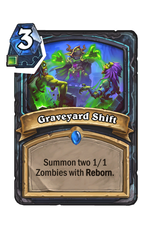 Graveyard Shift Hearthstone kártya