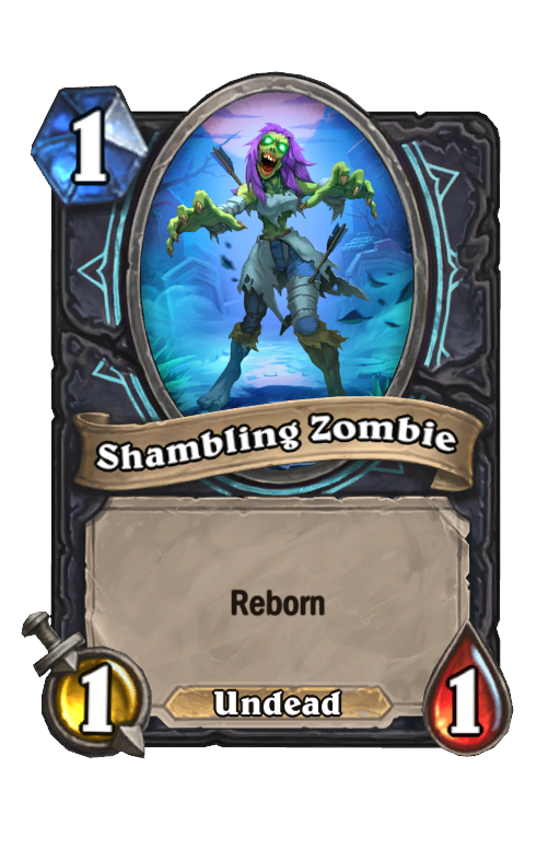 Shambling Zombie Hearthstone kártya