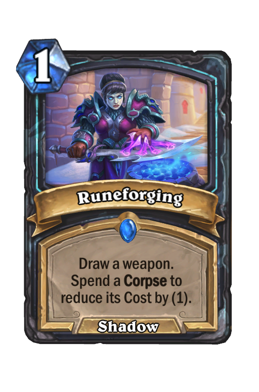 Runeforging Hearthstone kártya