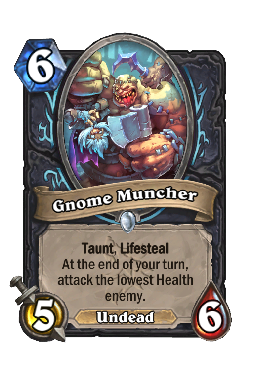 Gnome Muncher Hearthstone kártya