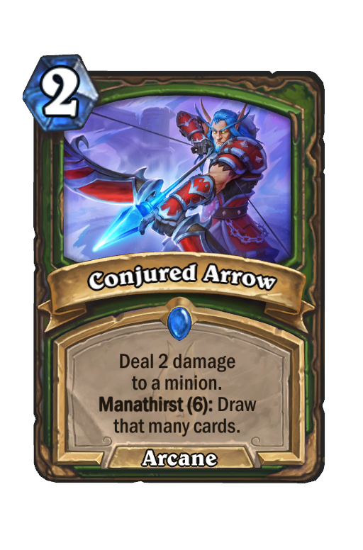 Conjured Arrow Hearthstone kártya