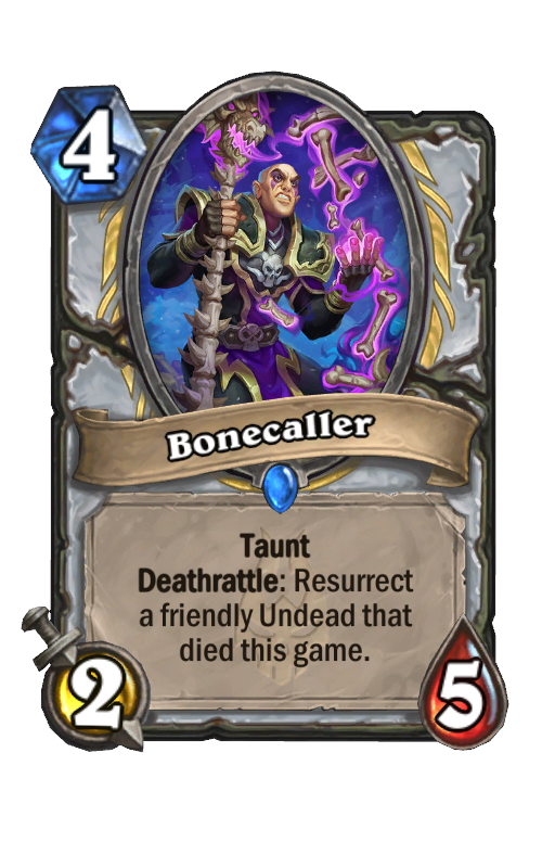 Bonecaller Hearthstone kártya
