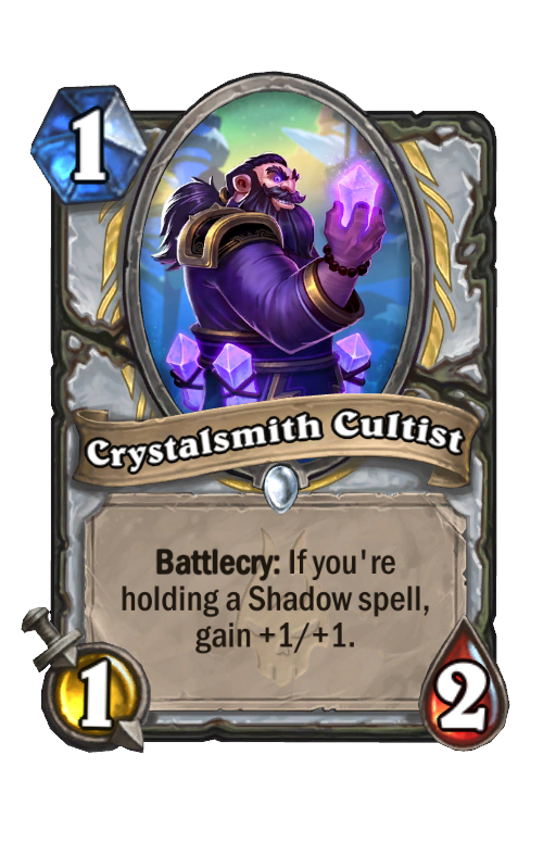 Crystalsmith Cultist Hearthstone kártya