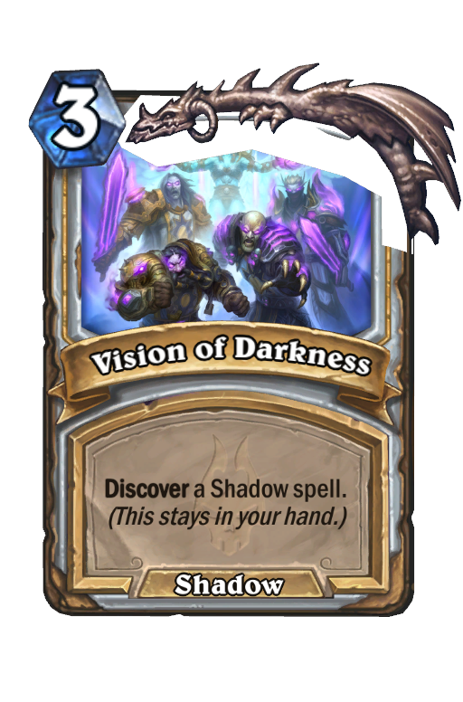 Vision of Darkness Hearthstone kártya