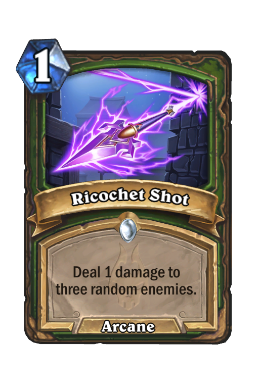 Ricochet Shot Hearthstone kártya