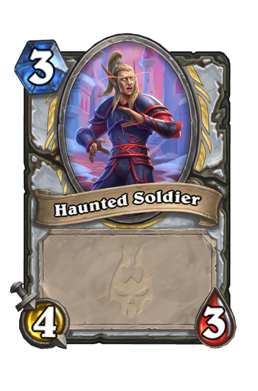 Haunted Soldier Hearthstone kártya