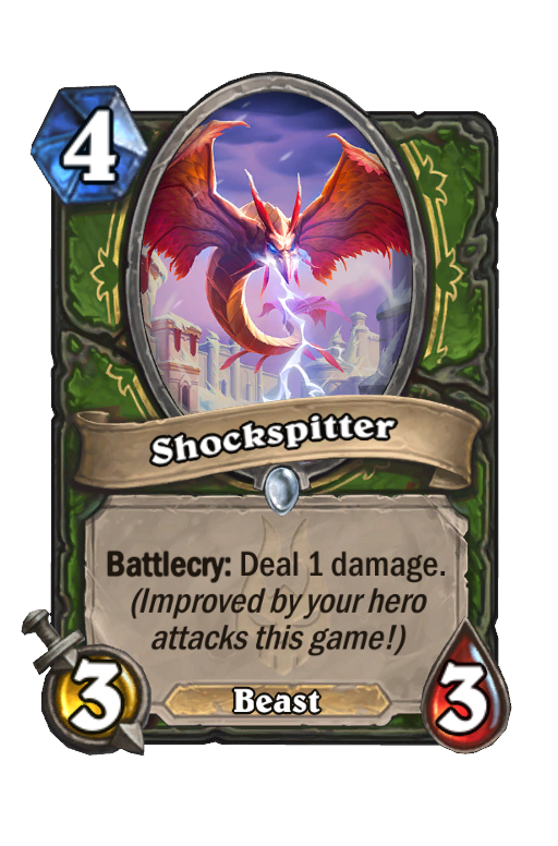 Shockspitter Hearthstone kártya