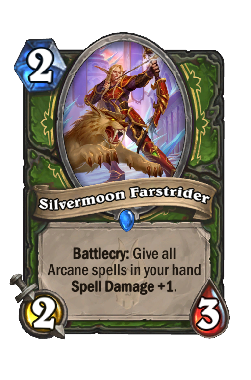 Silvermoon Farstrider Hearthstone kártya