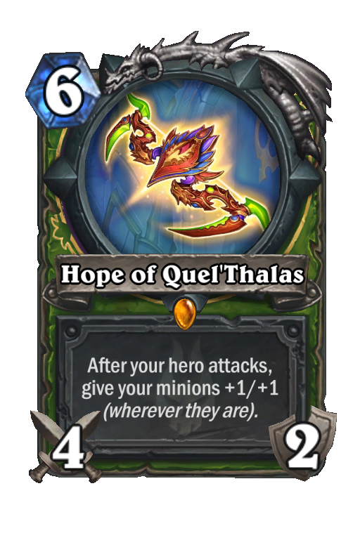 Hope of Quel'Thalas Hearthstone kártya