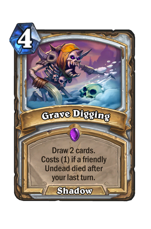 Grave Digging Hearthstone kártya