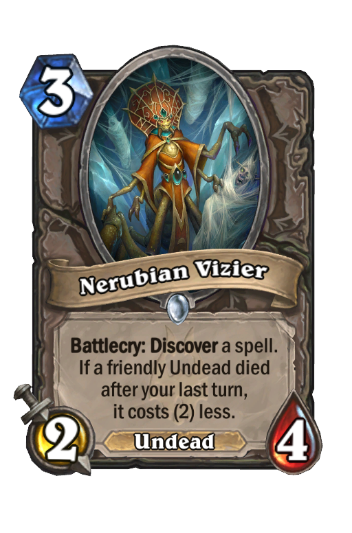 Nerubian Vizier Hearthstone kártya