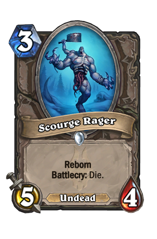 Scourge Rager Hearthstone kártya