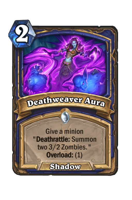 Deathweaver Aura Hearthstone kártya